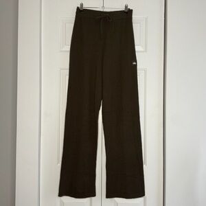 Alo Cashmere Wide Leg Drawstring Pants (small)